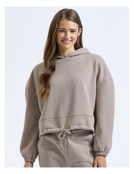 TRI-TR085-Womens Cropped Oversize Hoodie 2